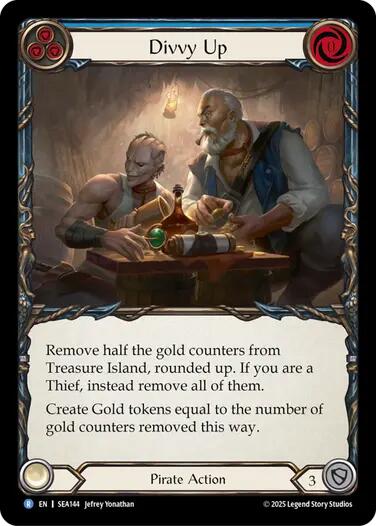 Divvy Up [SEA144] (High Seas)  Rainbow Foil | The CG Realm