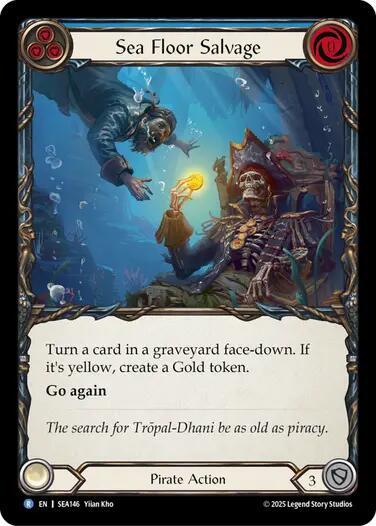 Sea Floor Salvage [SEA146] (High Seas)  Rainbow Foil | The CG Realm
