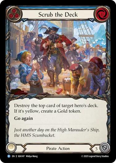Scrub the Deck [SEA147] (High Seas)  Rainbow Foil | The CG Realm
