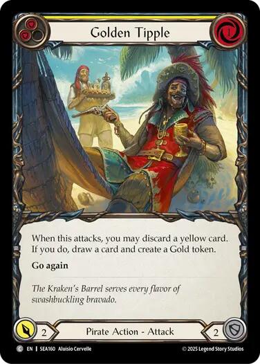 Golden Tipple (Yellow) [SEA160] (High Seas) | The CG Realm