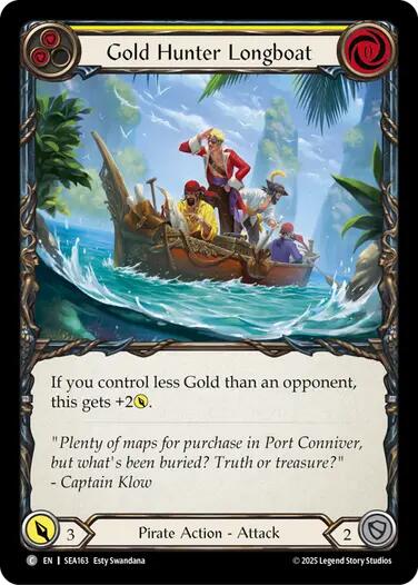 Gold Hunter Longboat [SEA163] (High Seas) | The CG Realm