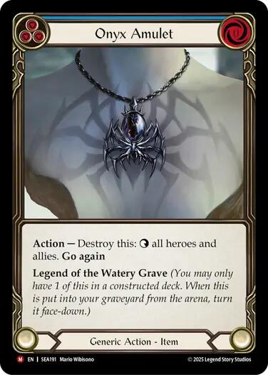 Onyx Amulet [SEA191] (High Seas) | The CG Realm