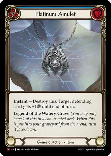 Platinum Amulet [SEA194] (High Seas) | The CG Realm