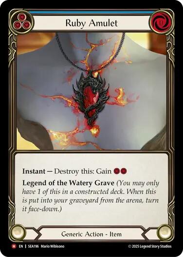 Ruby Amulet [SEA196] (High Seas) | The CG Realm