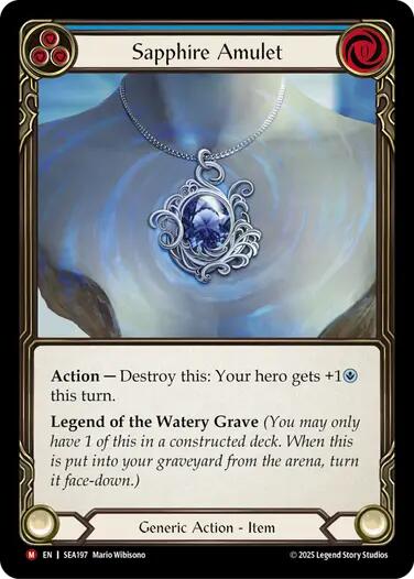 Sapphire Amulet [SEA197] (High Seas) | The CG Realm
