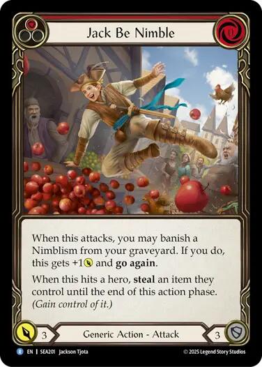 Jack Be Nimble [SEA201] (High Seas)  Rainbow Foil | The CG Realm