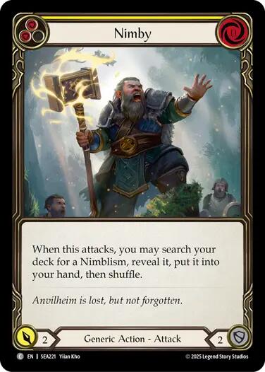 Nimby (Yellow) [SEA221] (High Seas)  Rainbow Foil | The CG Realm
