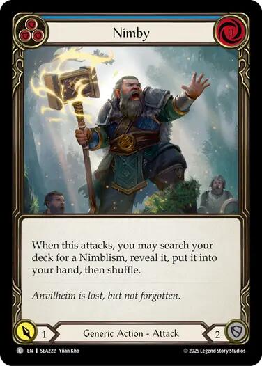 Nimby (Blue) [SEA222] (High Seas)  Rainbow Foil | The CG Realm