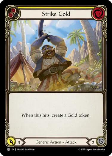 Strike Gold (Yellow) [SEA230] (High Seas) | The CG Realm
