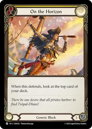 On the Horizon (Yellow) [SEA242] (High Seas) | The CG Realm