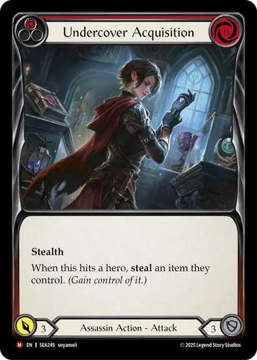 Undercover Acquisition [SEA249] (High Seas)  Rainbow Foil | The CG Realm