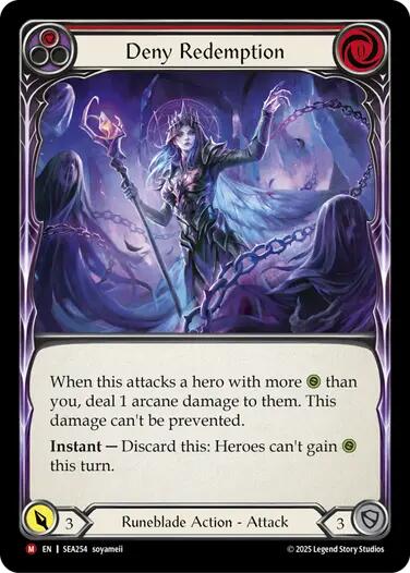 Deny Redemption [SEA254] (High Seas)  Rainbow Foil | The CG Realm