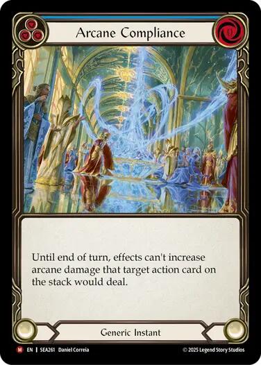Arcane Compliance [SEA261] (High Seas)  Rainbow Foil | The CG Realm