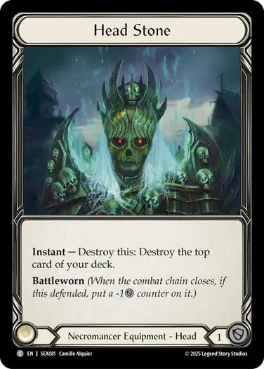 Head Stone (Treasure) [SEA081] (High Seas)  Cold Foil | The CG Realm