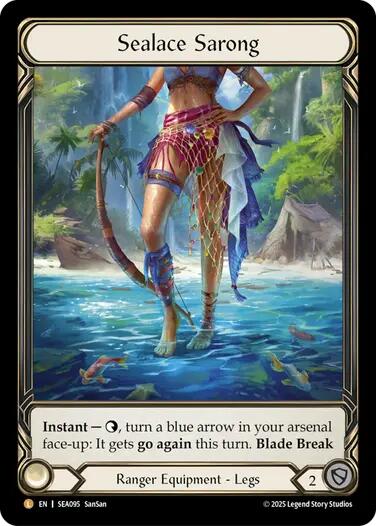 Sealace Sarong (Treasure) [SEA095] (High Seas)  Cold Foil | The CG Realm