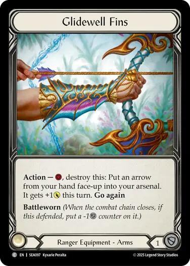 Glidewell Fins (Treasure) [SEA097] (High Seas)  Cold Foil | The CG Realm