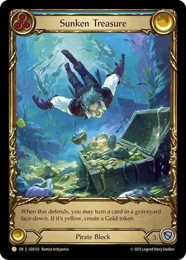 Sunken Treasure [SEA133] (High Seas)  Cold Foil | The CG Realm