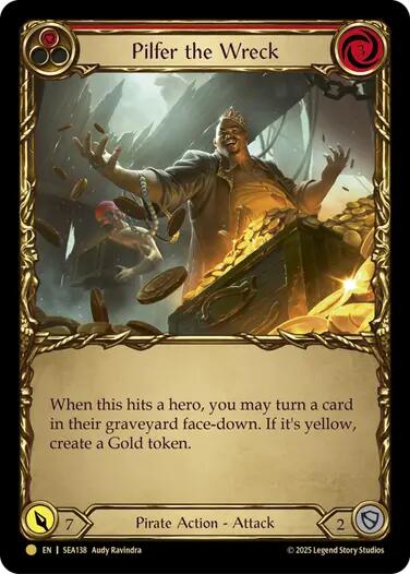 Pilfer the Wreck (Red) (Treasure) [SEA138] (High Seas)  Cold Foil | The CG Realm