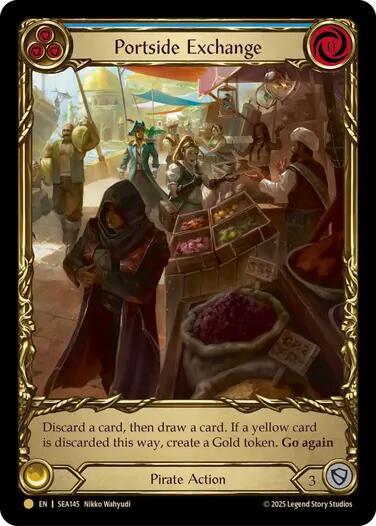 Portside Exchange (Treasure) [SEA145] (High Seas)  Cold Foil | The CG Realm