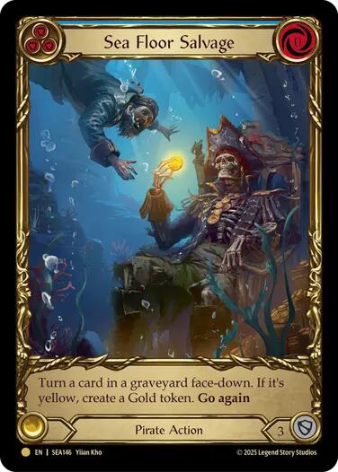 Sea Floor Salvage (Treasure) [SEA146] (High Seas)  Cold Foil | The CG Realm