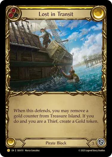 Lost in Transit (Treasure) [SEA151] (High Seas)  Cold Foil | The CG Realm