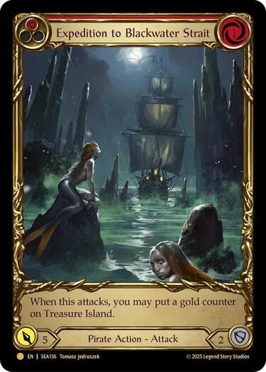 Expedition to Blackwater Strait (Treasure) [SEA156] (High Seas)  Cold Foil | The CG Realm