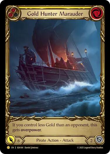 Gold Hunter Marauder (Treasure) [SEA164] (High Seas)  Cold Foil | The CG Realm