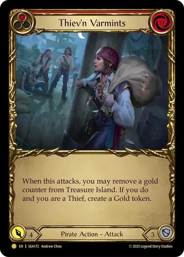 Thiev'n Varmints (Treasure) [SEA172] (High Seas)  Cold Foil | The CG Realm