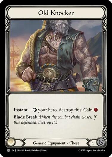 Old Knocker (Treasure) [SEA182] (High Seas)  Cold Foil | The CG Realm