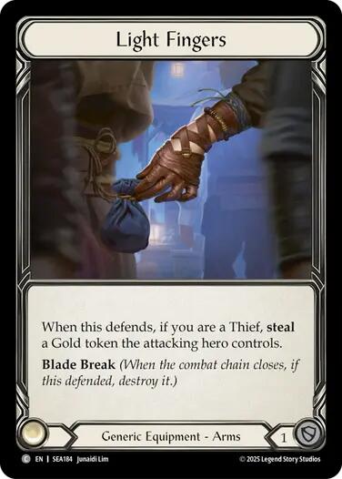 Light Fingers (Treasure) [SEA184] (High Seas)  Cold Foil | The CG Realm