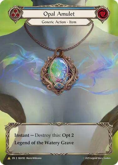 Opal Amulet (Treasure) [SEA192] (High Seas)  Cold Foil | The CG Realm