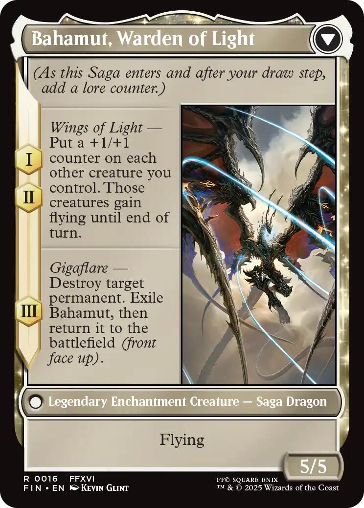 Dion, Bahamut's Dominant // Bahamut, Warden of Light [FINAL FANTASY] | The CG Realm