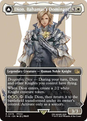 Dion, Bahamut's Dominant // Bahamut, Warden of Light (Borderless) [FINAL FANTASY] | The CG Realm