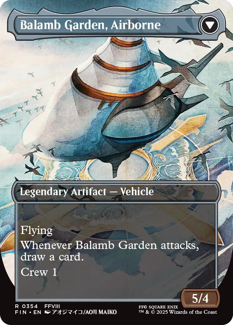 Balamb Garden, SeeD Academy // Balamb Garden, Airborne (Borderless) [FINAL FANTASY] | The CG Realm