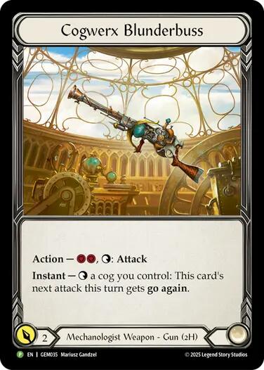 Cogwerx Blunderbuss [GEM035] (GEM Pack 2)  Cold Foil | The CG Realm