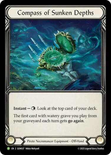 Compass of Sunken Depths [GEM037] (GEM Pack 2)  Cold Foil | The CG Realm