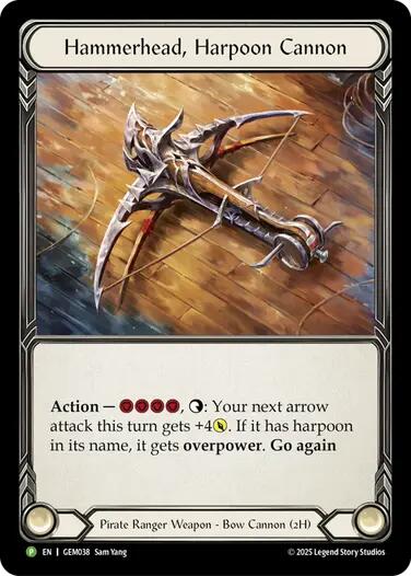 Hammerhead, Harpoon Cannon [GEM038] (GEM Pack 2)  Cold Foil | The CG Realm