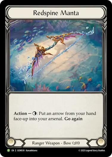 Redspine Manta [GEM039] (GEM Pack 2)  Cold Foil | The CG Realm