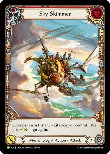 Sky Skimmer (Red) [GEM042] (GEM Pack 2) | The CG Realm