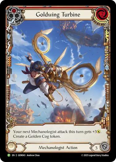 Goldwing Turbine (Red) [GEM043] (GEM Pack 2) | The CG Realm