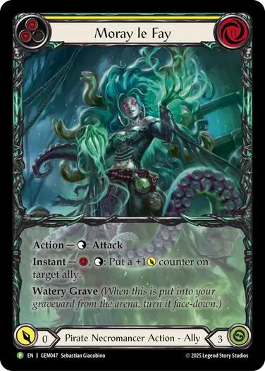Moray le Fay [GEM047] (GEM Pack 2)  Rainbow Foil | The CG Realm