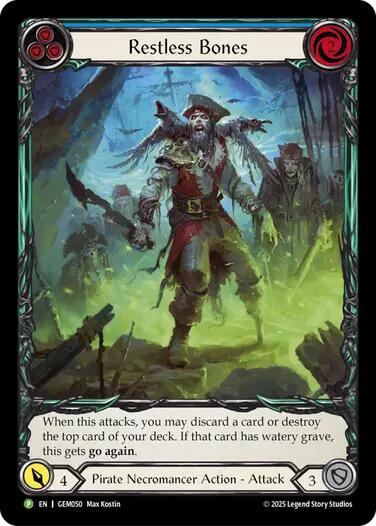 Restless Bones (Blue) [GEM050] (GEM Pack 2) | The CG Realm
