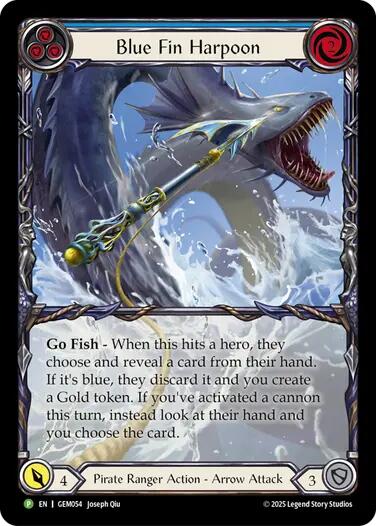 Blue Fin Harpoon [GEM054] (GEM Pack 2) | The CG Realm
