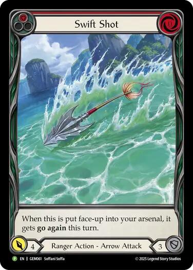 Swift Shot [GEM061] (GEM Pack 2)  Rainbow Foil | The CG Realm