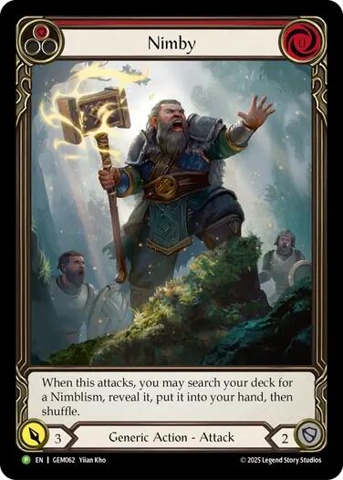 Nimby (Red) [GEM062] (GEM Pack 2)  Rainbow Foil | The CG Realm
