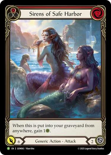 Sirens of Safe Harbor (Red) [GEM063] (GEM Pack 2) | The CG Realm