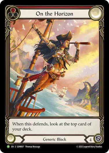 On the Horizon (Red) [GEM067] (GEM Pack 2) | The CG Realm
