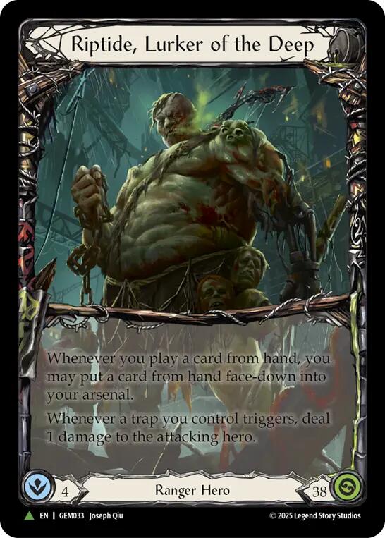 Riptide, Lurker of the Deep (Marvel) [GEM033] (GEM Pack 2)  Cold Foil | The CG Realm