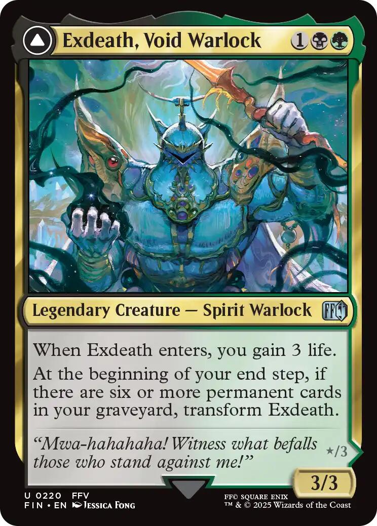 Exdeath, Void Warlock // Neo Exdeath, Dimension's End [FINAL FANTASY] | The CG Realm