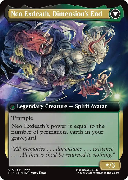 Exdeath, Void Warlock (Extended Art) (FIN-485) - FINAL FANTASY: (Extended Art)